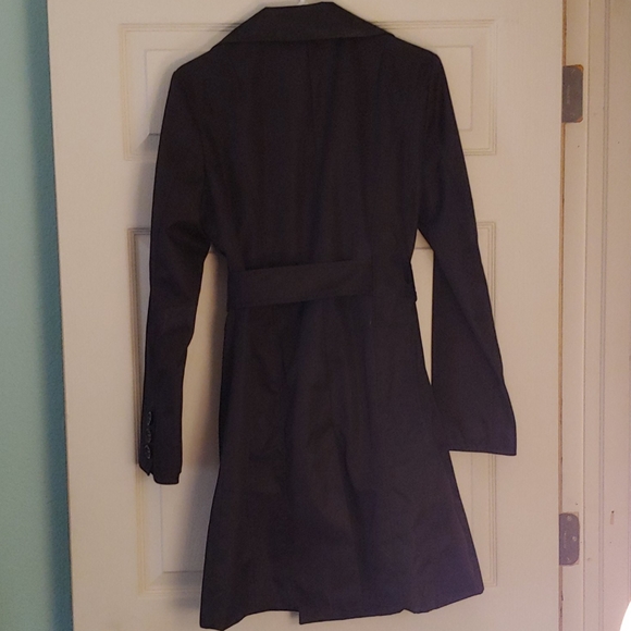 Black kenneth cole trench coat - Picture 3 of 4
